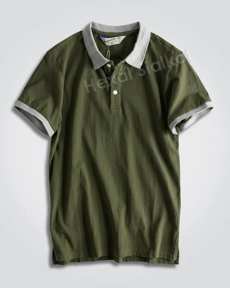 Breathable pique knit cotton-poly blend for corporate polo shirts