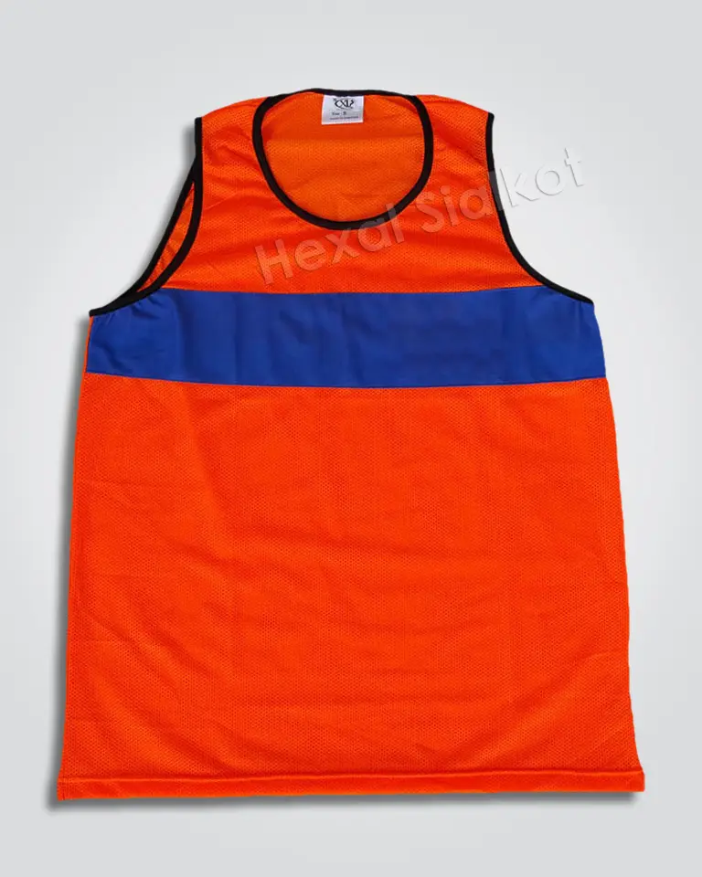 Durable 100% polyester mesh fabric for sports training bibs