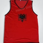 Custom printed training vests with club logo - Private label manufacturing