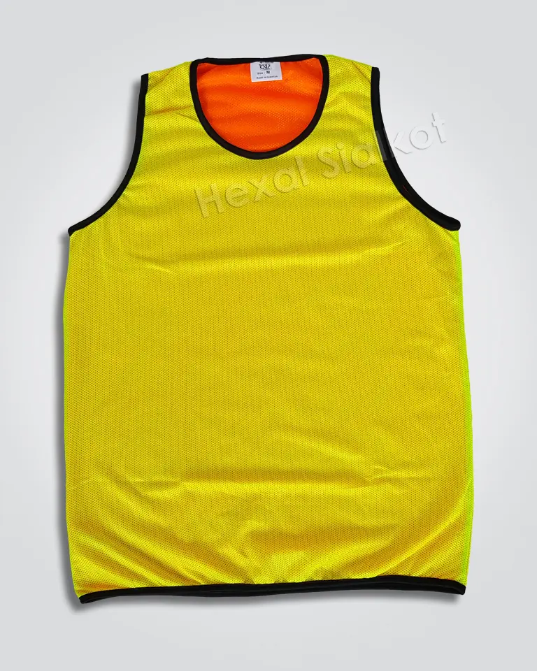 Durable 100% polyester mesh fabric for sports training bibs