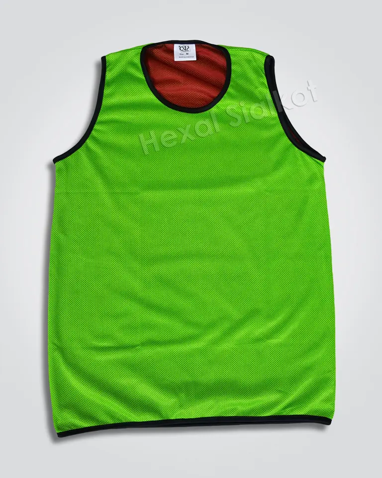 Durable 100% polyester mesh fabric for sports training bibs